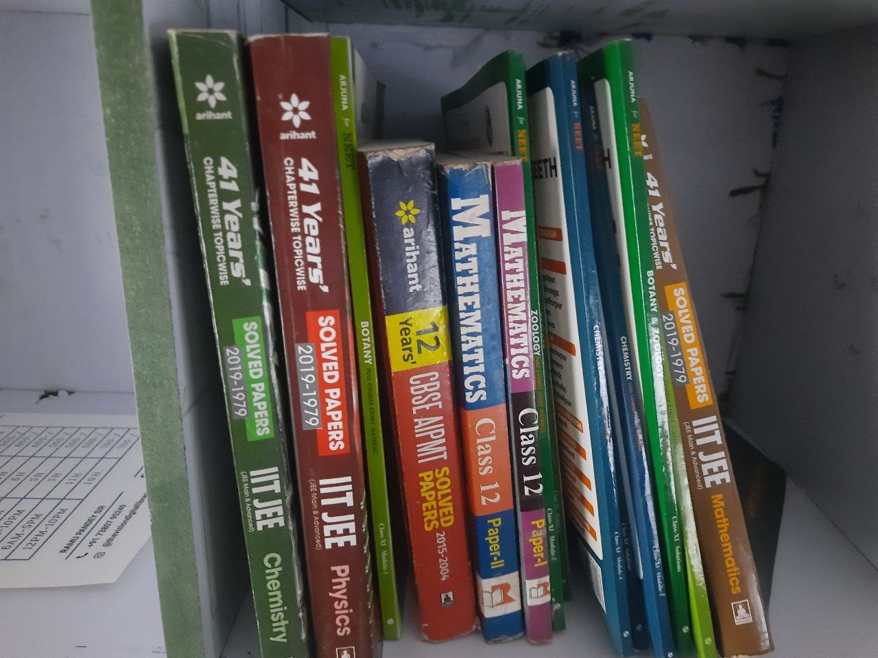 Physics, chemistry and mathematics reference books